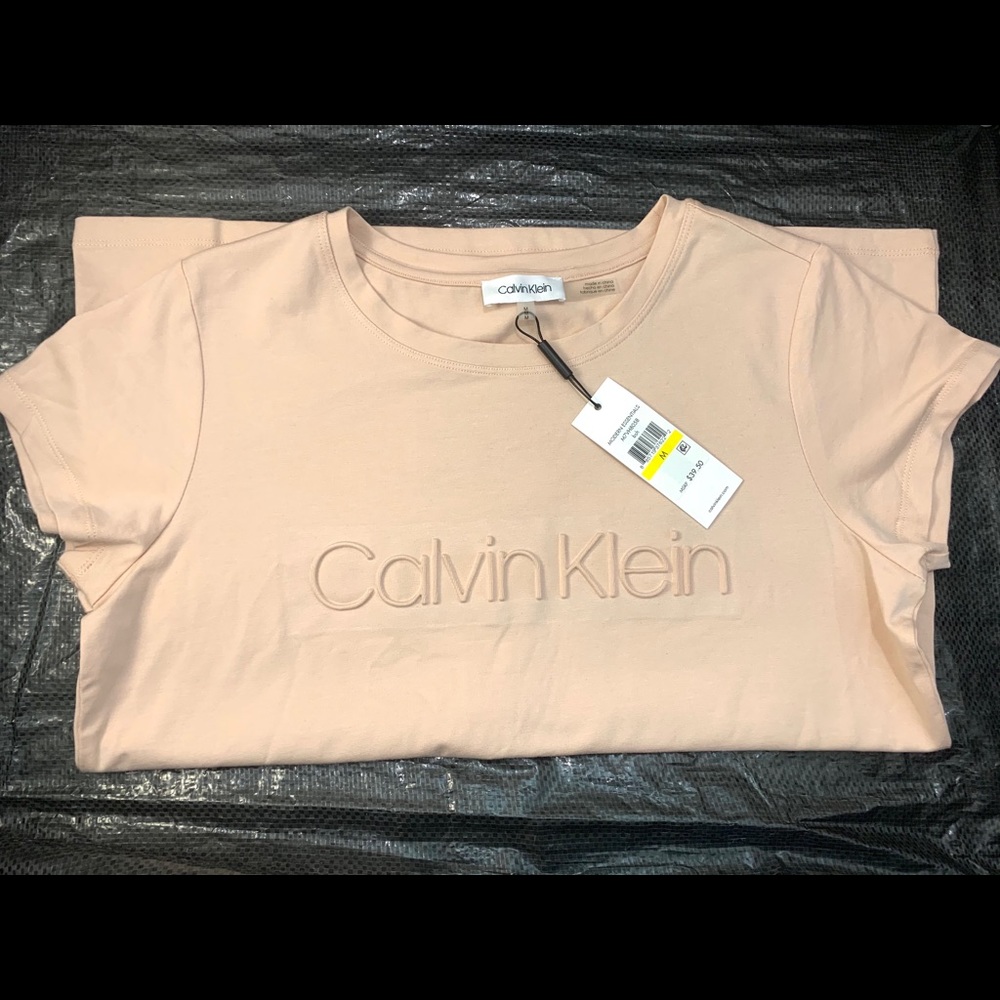 Calvin Klein Blush Pink Tee.